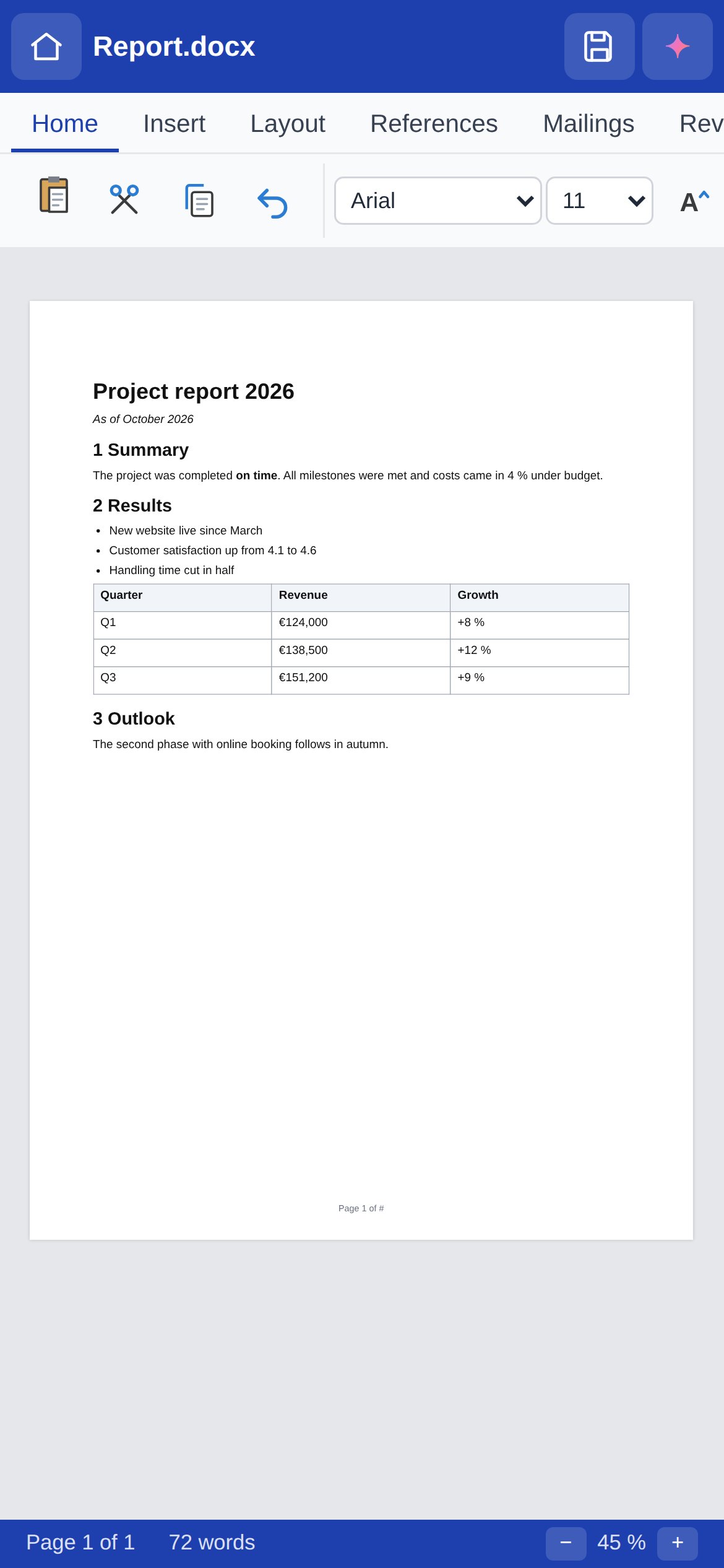 Werko Text – Smartphone